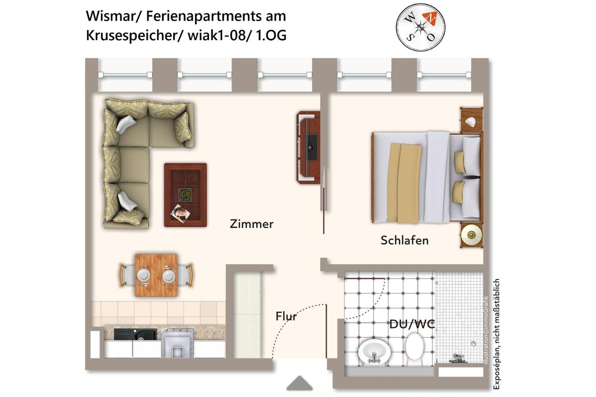Ferienapartments am Krusespeicher Ferienapartments am Krusespeicher 1-08 Wißmar Exterior foto